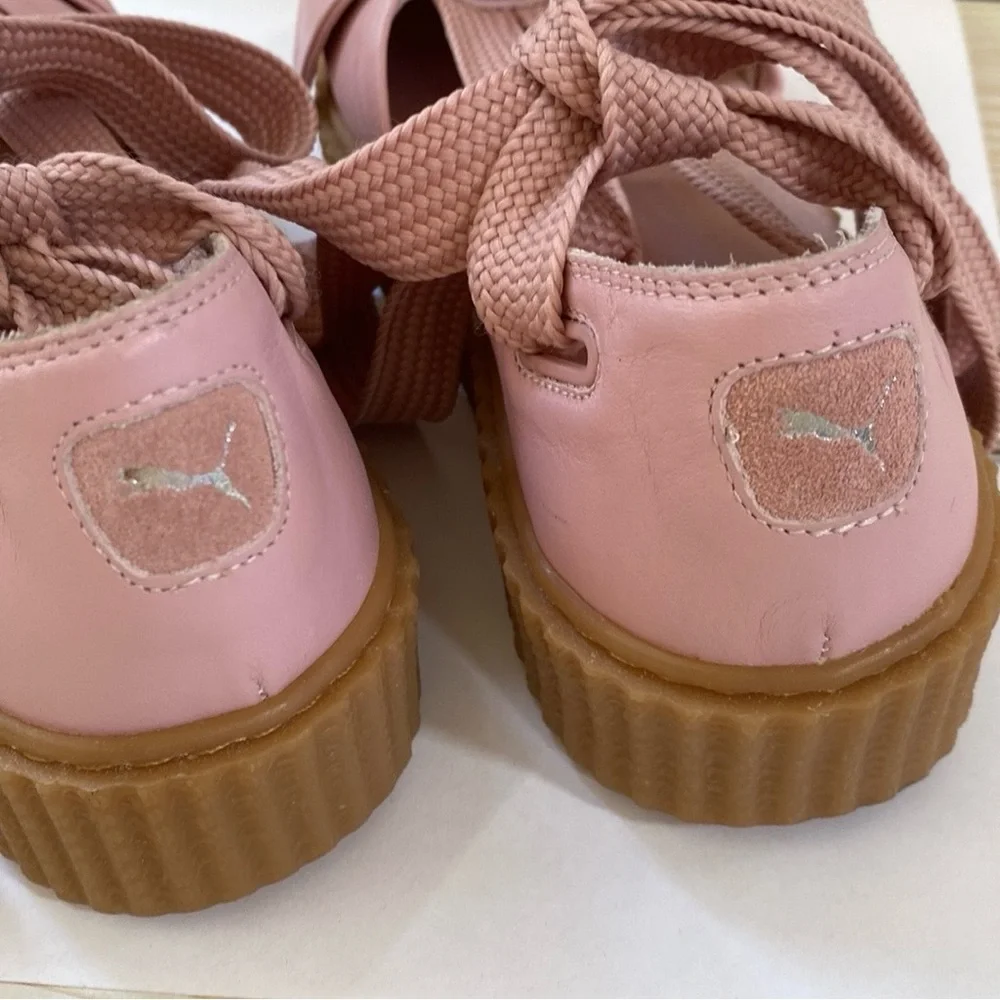 Fenty x Puma Bow Creeper Platform Leather Shoes